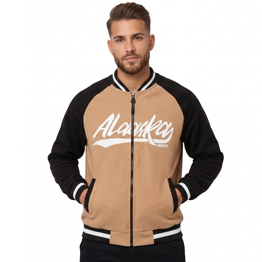 Campera Universitaria "Alaska / Australia" Bomber Bicolor - Premium