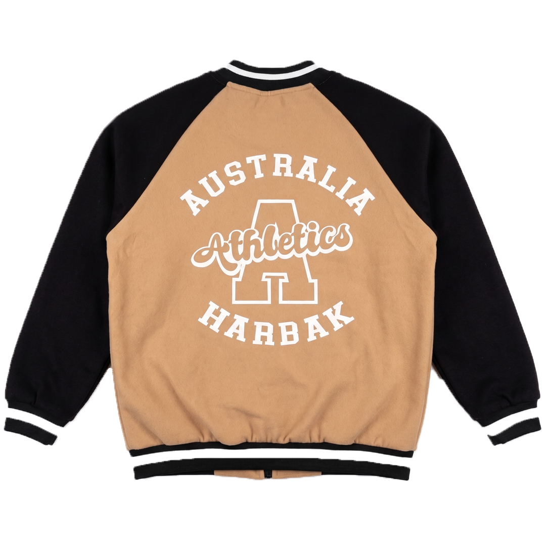 Campera universitaria Alaska Australia Marron